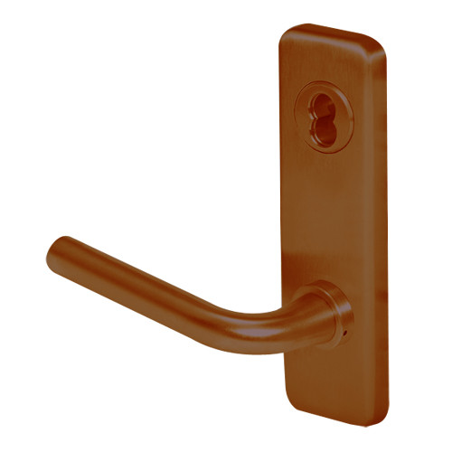 45H7S12J690 Best 40H Series Storeroom with Deadbolt Heavy Duty Mortise Lever Lock with Solid Tube with No Return in Dark Bronze