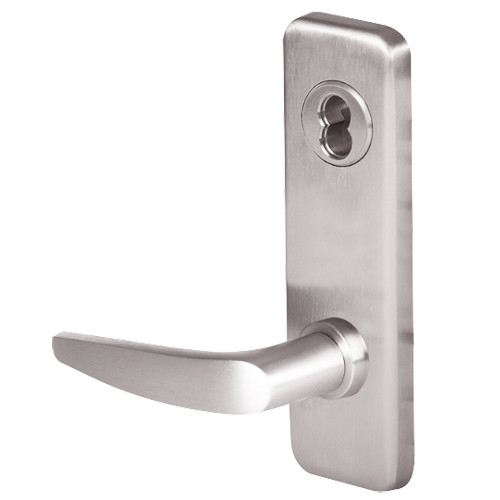 45H0NX16J629 Best 40H Series Exit Function Heavy Duty Mortise Lever Lock with Curved with No Return in Bright Stainless Steel