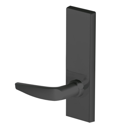 45H0LT16M622 Best 40H Series Privacy Heavy Duty Mortise Lever Lock with Curved with No Return in Black