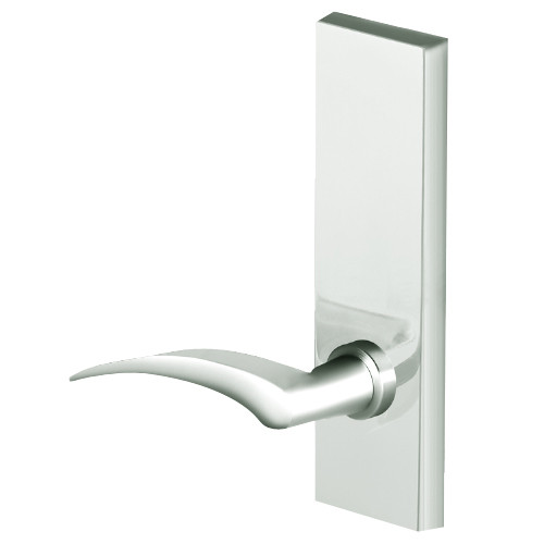 45H0LT17RM618 Best 40H Series Privacy Heavy Duty Mortise Lever Lock with Gull Wing RH in Bright Nickel