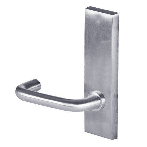 45H0L3M626 Best 40H Series Privacy with Deadbolt Heavy Duty Mortise Lever Lock with Solid Tube Return Style in Satin Chrome