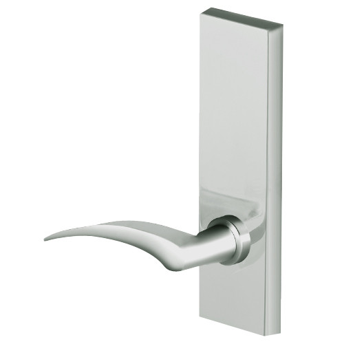 45H0L17LM619 Best 40H Series Privacy with Deadbolt Heavy Duty Mortise Lever Lock with Gull Wing LH in Satin Nickel