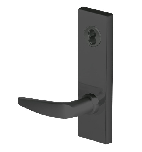 45H7BA16M622 Best 40H Series Entrance with Deadbolt Heavy Duty Mortise Lever Lock with Curved with No Return in Black