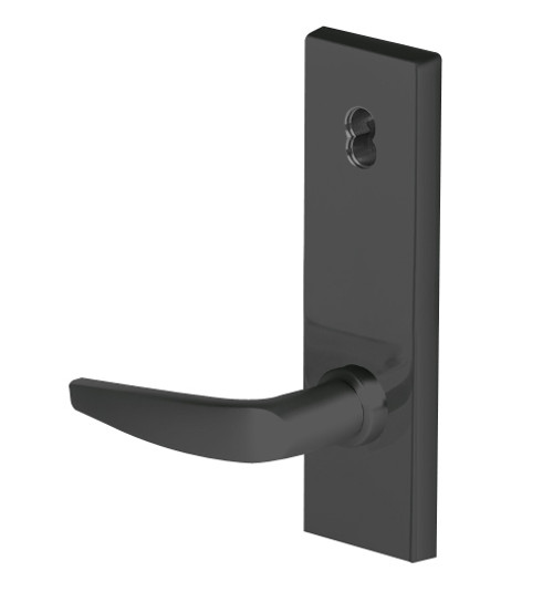 45H7AB16N622 Best 40H Series Office with Deadbolt Heavy Duty Mortise Lever Lock with Curved with No Return in Black