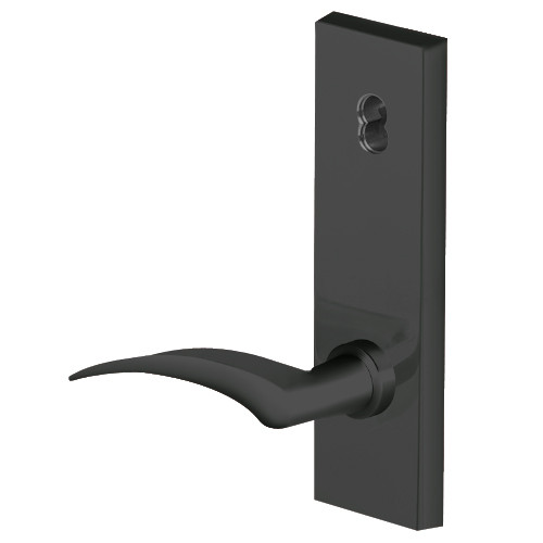 45H7B17RN622 Best 40H Series Entrance with Deadbolt Heavy Duty Mortise Lever Lock with Gull Wing RH in Black