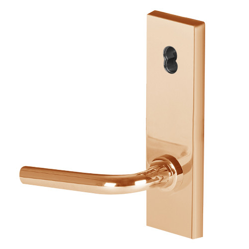 45H7T12N612 Best 40H Series Dormitory with Deadbolt Heavy Duty Mortise Lever Lock with Solid Tube with No Return in Satin Bronze