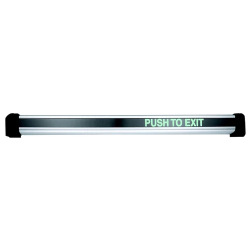 DSB-CL Securitron Dual Sense Bar in Clear Anodized Finish — manufacturer photo via SecLock (SEC100DSBCL)