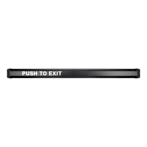 WEMB-BK Securitron Weatherproof Electromechanical Bar in Black Anodized Finish — manufacturer photo via SecLock (SEC_WEMB-BK)
