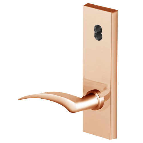 45H7D17LN612 Best 40H Series Storeroom Heavy Duty Mortise Lever Lock with Gull Wing LH in Satin Bronze