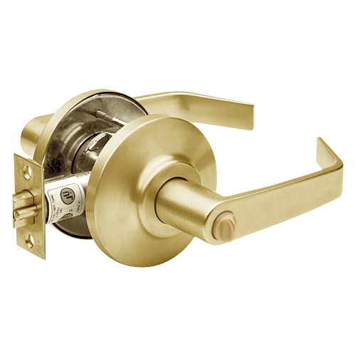 7KC40L15DS3605 Best 7KC Series Privacy Medium Duty Cylindrical Lever Locks with Contour Angle Return Design in Bright Brass