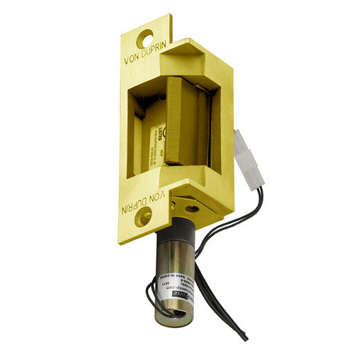 6211-24VDC-US3 Von Duprin Electric Strike in Bright Brass Finish