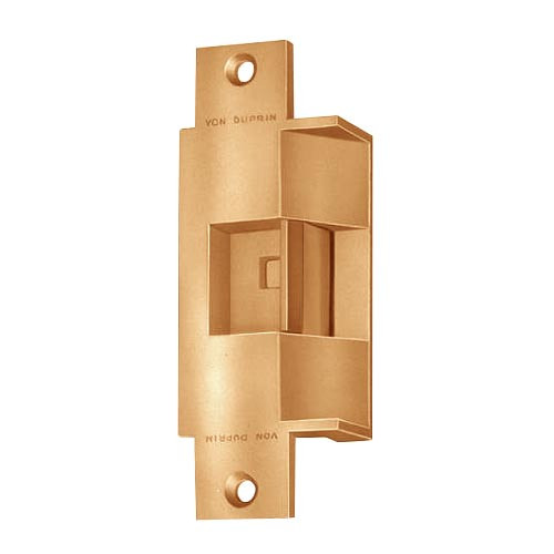 6213-DS-12VDC-US10 Von Duprin Electric Strike in Satin Bronze Finish 6213-DS-12VDC-US10 Von Duprin Electric Strike in Satin Bronze Finish