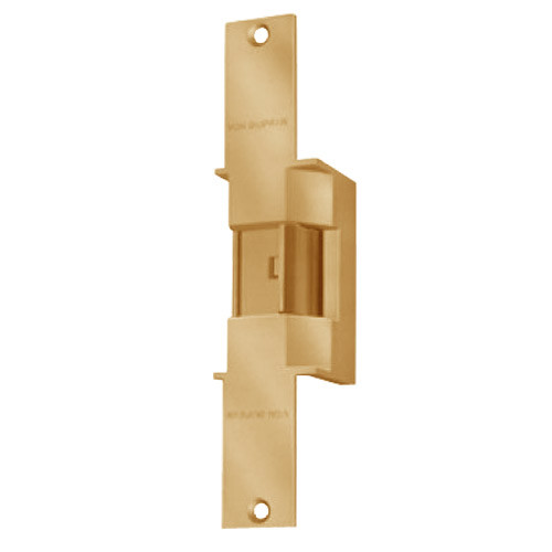 6222-DS-LC-24VDC-US10 Von Duprin Electric Strike in Satin Bronze Finish