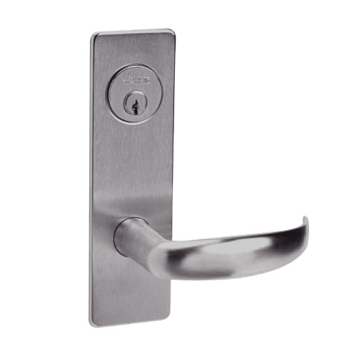 ML2054-PSN-630 Corbin Russwin ML2000 Series Mortise Entrance Locksets with Princeton Lever in Satin Stainless