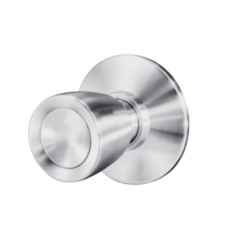 8K30LL6DS3626 Best 8K Series Hospital Privacy Heavy Duty Cylindrical Knob Locks with Tulip Style in Satin Chrome