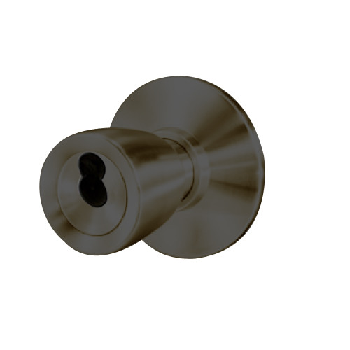 8K37S6DS3613 Best 8K Series Communicating Heavy Duty Cylindrical Knob Locks with Tulip Style in Oil Rubbed Bronze