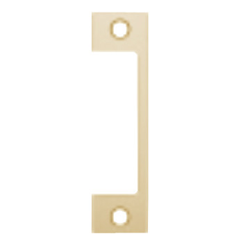 HT-606 Hes 4-7/8" x 1-1/4" Faceplate in Satin Brass Finish