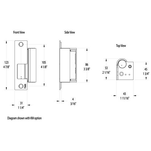 1006-613-LBSM Hes Electric Strike