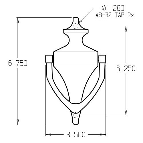 1613-605 Don Jo Door Knocker