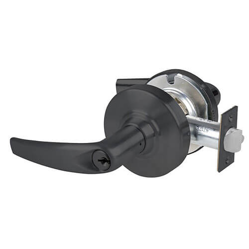 ALX80PD-ATH-622 Schlage Athens Cylindrical Lock in Black