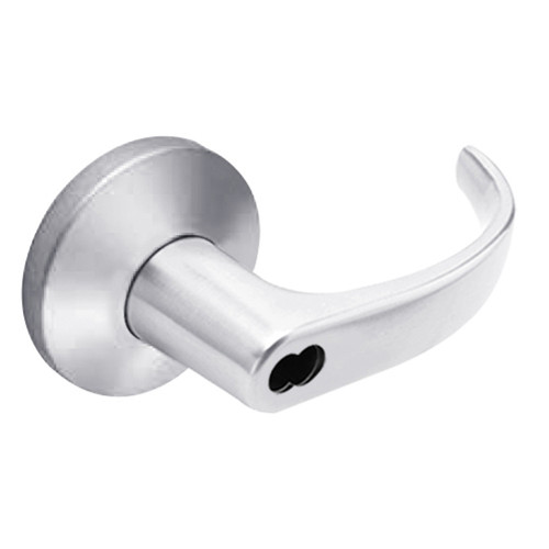 9K47AB14KSTK625LM Best 9K Series Entrance Cylindrical Lever Locks with Curved with Return Lever Design Accept 7 Pin Best Core in Bright Chrome