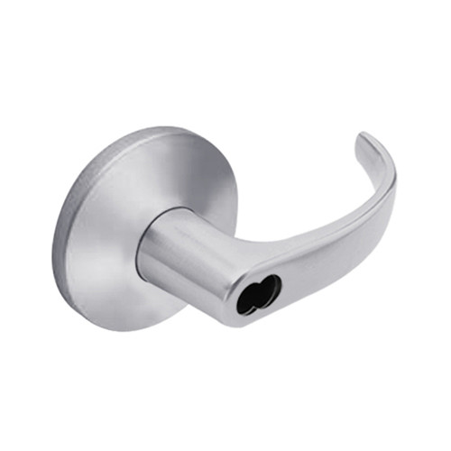 9K47AB14LS3626LM Best 9K Series Entrance Cylindrical Lever Locks with Curved with Return Lever Design Accept 7 Pin Best Core in Satin Chrome