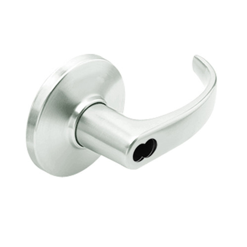 9K47D14DSTK618LM Best 9K Series Storeroom Cylindrical Lever Locks with Curved with Return Lever Design Accept 7 Pin Best Core in Bright Nickel