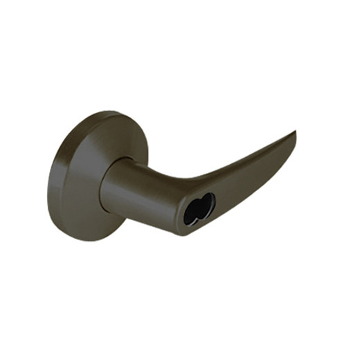 9K47D16KSTK613LM Best 9K Series Storeroom Cylindrical Lever Locks with Curved without Return Lever Design Accept 7 Pin Best Core in Oil Rubbed Bronze