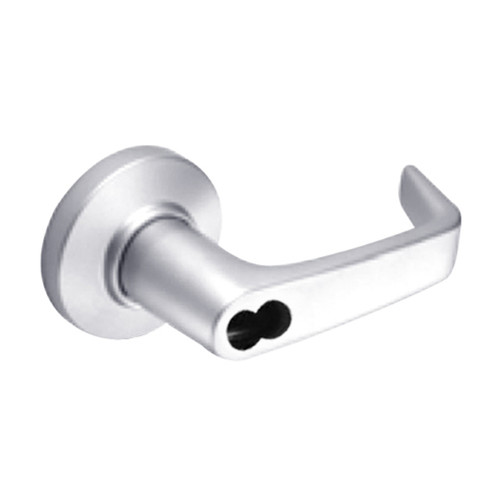 9K37E15CS3625LM Best 9K Series Service Station Cylindrical Lever Locks with Contour Angle with Return Lever Design Accept 7 Pin Best Core in Bright Chrome