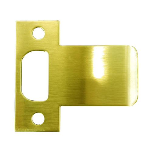 Don Jo ETS-125-605 2-3/4" x 2-1/2" Extended Lip T-Strike in Bright Brass