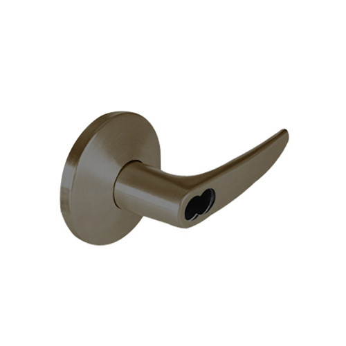 9K47A16LSTK613LM Best 9K Series Dormitory or Storeroom Cylindrical Lever Locks with Curved without Return Lever Design Accept 7 Pin Best Core in Oil Rubbed Bronze