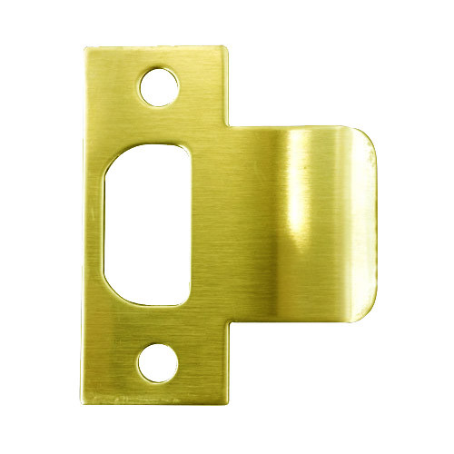 T9115-605 Don Jo 2-3/4" Extended Lip T-Strike in Bright Brass Finish