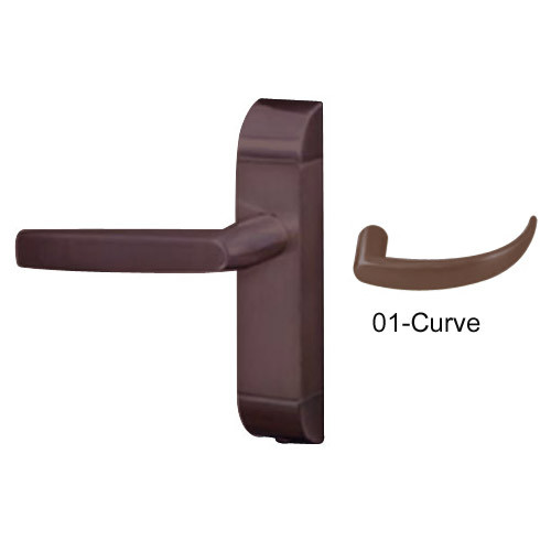 4600M-01-521-US10B Adams Rite Heavy Duty Curve Deadlatch Handles in Oil Rubbed Bronze Finish