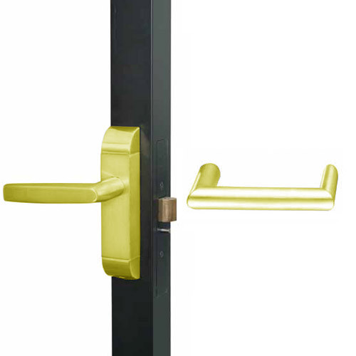 4600M-MW-651-US3 Adams Rite MW Designer Deadlatch handle in Bright Brass Finish 4600M-MW-651-US3 Adams Rite MW Designer Deadlatch handle in Bright Brass Finish