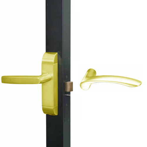 4600-MV-622-US3 Adams Rite MV Designer Deadlatch handle in Bright Brass Finish 4600-MV-622-US3 Adams Rite MV Designer Deadlatch handle in Bright Brass Finish