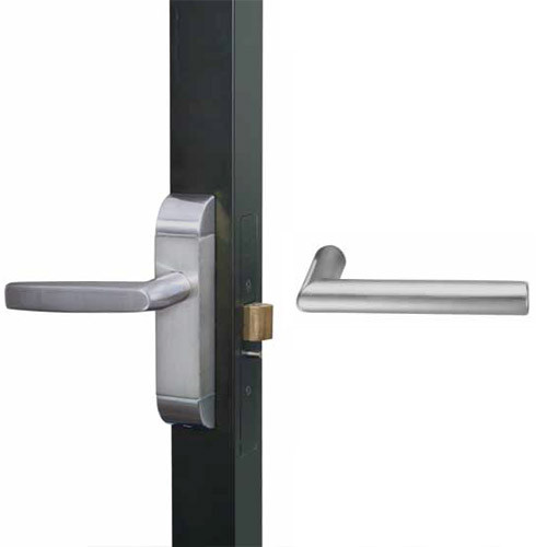 4600-MI-521-US32D Adams Rite MI Designer Deadlatch handle in Satin Stainless Finish