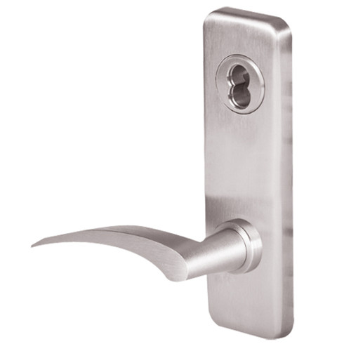 45H0LT17LJ629VIT Best 40H Series Privacy Heavy Duty Mortise Lever Lock with Gull Wing LH in Bright Stainless Steel