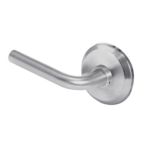45HW7TDEL12S626RQE Best 40HW series Single Key Deadbolt Fail Safe Electromechanical Mortise Lever Lock with Solid Tube w/ No Return Style in Satin Chrome