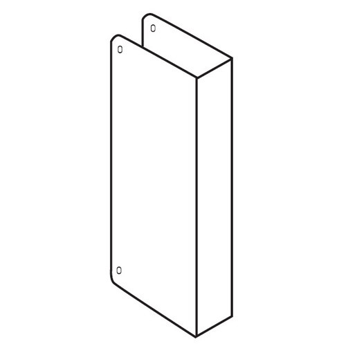 30-10B-CW Don Jo Blank Wrap-Around Plate with Trim Screws