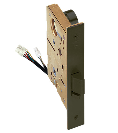 45HW7WEL12R613RQE12V Best 40HW series Double Key Latch Fail Safe Electromechanical Mortise Lock with Solid Tube w/ No Return in Oil Rubbed Bronze