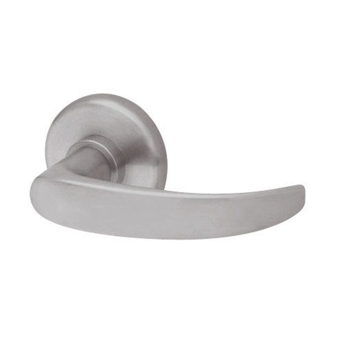 45HW7TWEL14R630RQE12V Best 40HW series Double Key Deadbolt Fail Safe Electromechanical Mortise Lever Lock with Curved w/ Return Style in Satin Stainless Steel