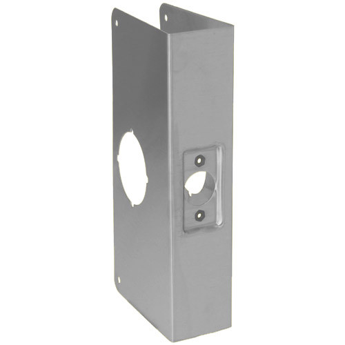 200C-S-CW Don Jo Blank Wrap-Around Plate in Stainless Steel Finish