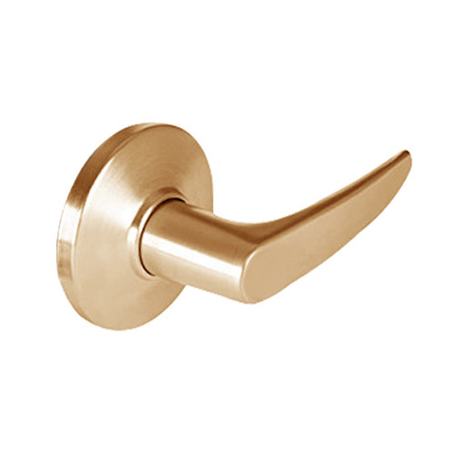 9K30Y16DSTK612LM Best 9K Series Exit Heavy Duty Cylindrical Lever Locks with Curved Without Return Lever Design in Satin Bronze