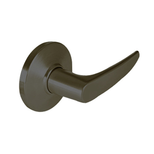 9K30Y16DSTK613LM Best 9K Series Exit Heavy Duty Cylindrical Lever Locks with Curved Without Return Lever Design in Oil Rubbed Bronze