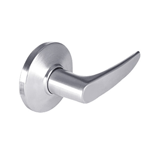 9K30Y16DSTK625LM Best 9K Series Exit Heavy Duty Cylindrical Lever Locks with Curved Without Return Lever Design in Bright Chrome