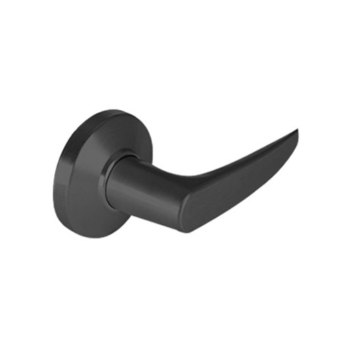 9K30Q16CS3622LM Best 9K Series Exit Heavy Duty Cylindrical Lever Locks with Curved Without Return Lever Design in Black
