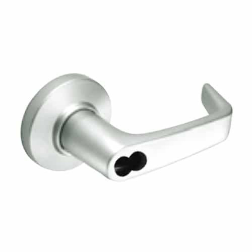 9K37W15CS3618LM Best 9K Series Institutional Cylindrical Lever Locks with Contour Angle with Return Lever Design Accept 7 Pin Best Core in Bright Nickel