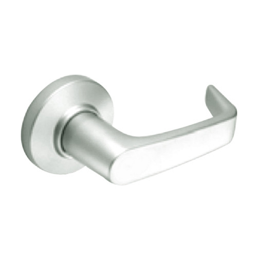 9K40N15CSTK618LM Best 9K Series Passage Heavy Duty Cylindrical Lever Locks with Contour Angle with Return Lever Design in Bright Nickel