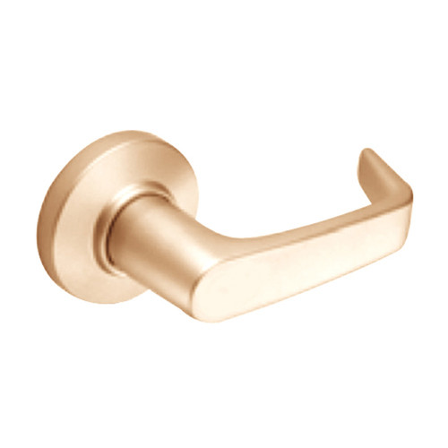 9K50Y15CS3611LM Best 9K Series Exit Heavy Duty Cylindrical Lever Locks with Contour Angle with Return Lever Design in Bright Bronze