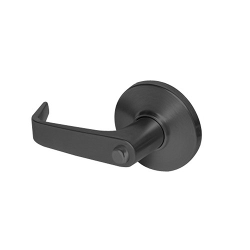 9K40L15DS3622LM Best 9K Series Privacy Heavy Duty Cylindrical Lever Locks with Contour Angle with Return Lever Design in Black